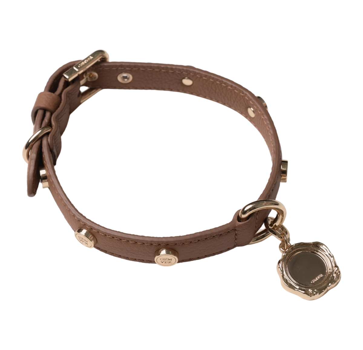 Signature Rose Collar Camel